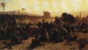 Wilhelm Gentz, An Arab Encampment. 1870. Oil on canvas